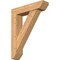 Ekena Millwork Traditional Slat Smooth Bracket w/ Offset Brace, Western Red Cedar, 7 1/2"W x 32"D x 40"H BKT0806X32X40TRA06SWR - alternate 1